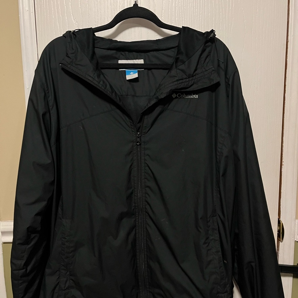 Columbia Men's Black Windbreaker Jacket